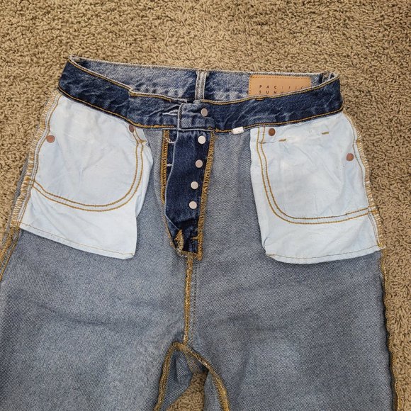 PACSUN ECO BLUE JEANS - Picture 8 of 9